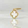 Dije Trebol 0.95gr / 1.5cm / Nac.Esp. Oro 18K