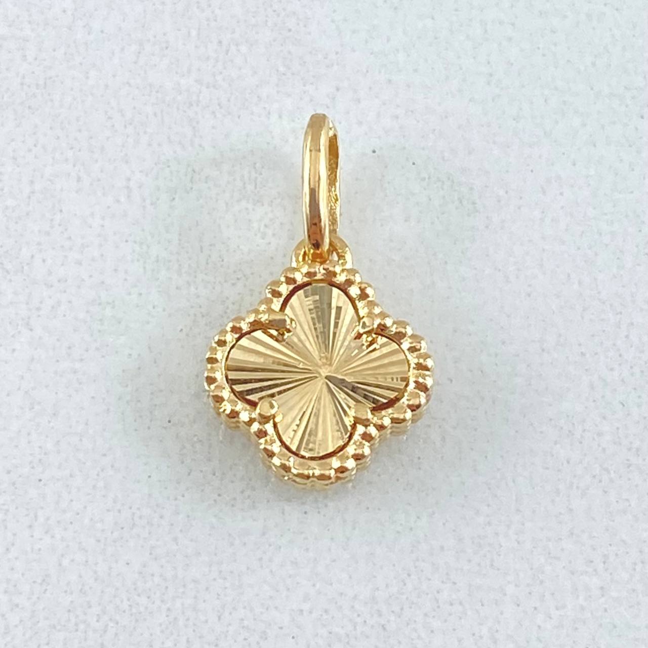 Dije Trebol 1.4gr / 1.7cm / Nac.Esp. Oro 18K