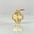 Dije Trebol Dorado  1.4gr / 1.7cm / Oro Amarillo Nac.Esp. 18K ©