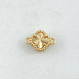 Herraje Trebol 0.9gr / 1.1cm / Nac.Esp Oro 18K ©