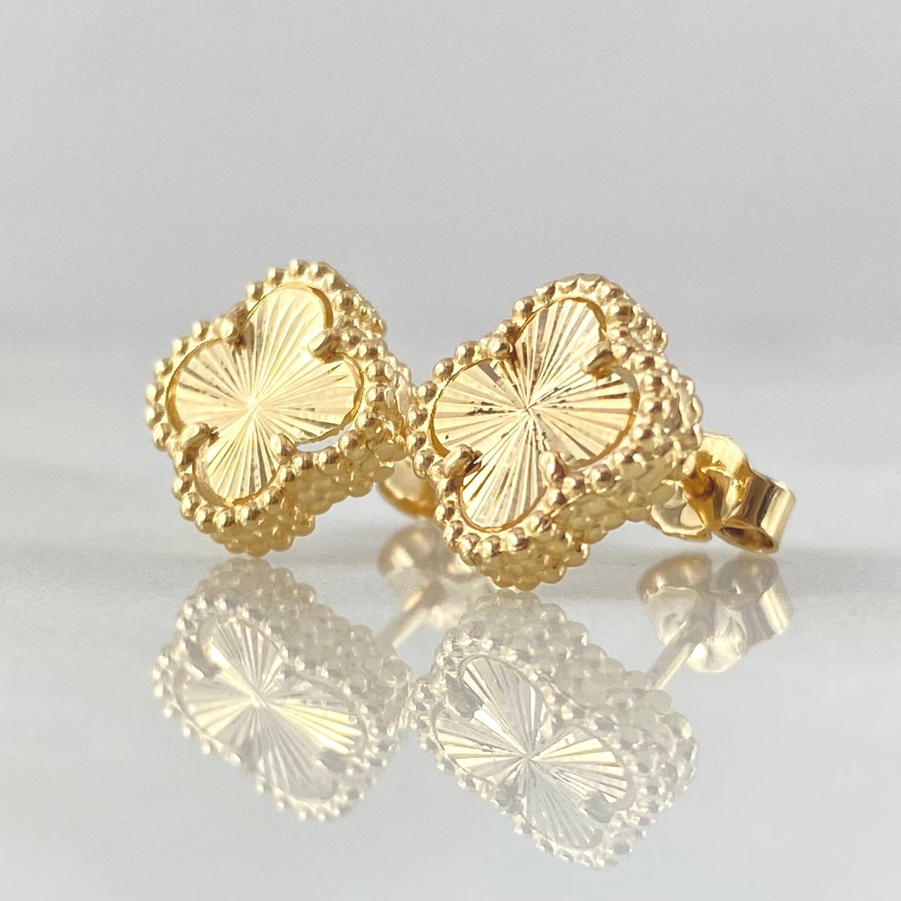 Topos Trebol Dorado 2.8gr / Oro Amarillo Nac.Esp. 18K