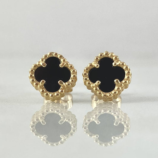 Topos Trebol Negro 2.05gr / Oro Amarillo Nac.Esp. 18K ©