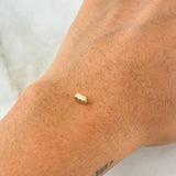 Herraje Cilindro Diamantado 0.1gr / Oro 18K ©