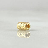 Herraje Cilindro Diamantado 0.1gr / Oro 18K ©
