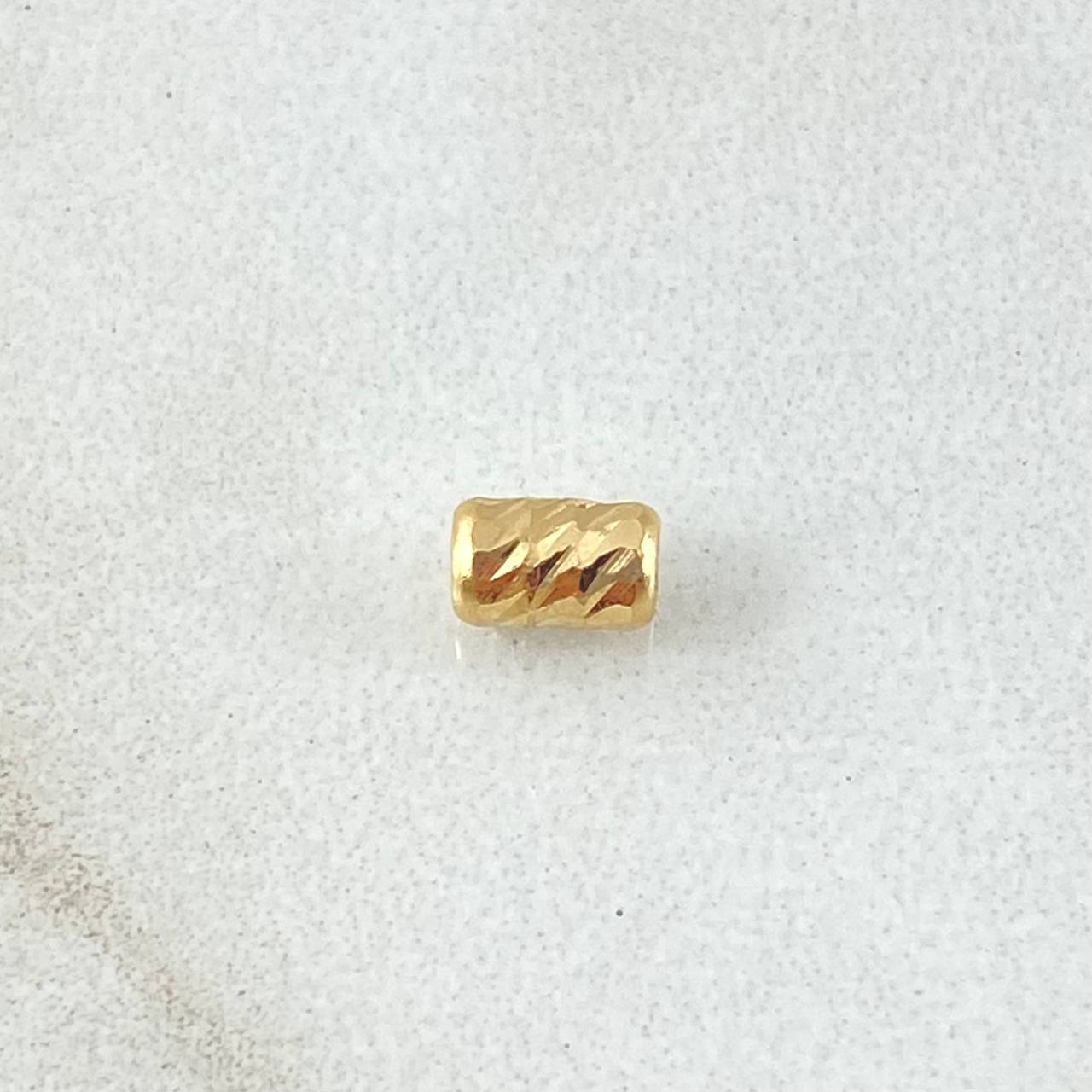 Herraje Cilindro Diamantado 0.1gr / Oro 18K ©