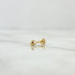 Piercing Bola 0.3gr / 1.3cm / 4mm Lisa Rosca Bola Oro Amarillo 18K (Joya)
