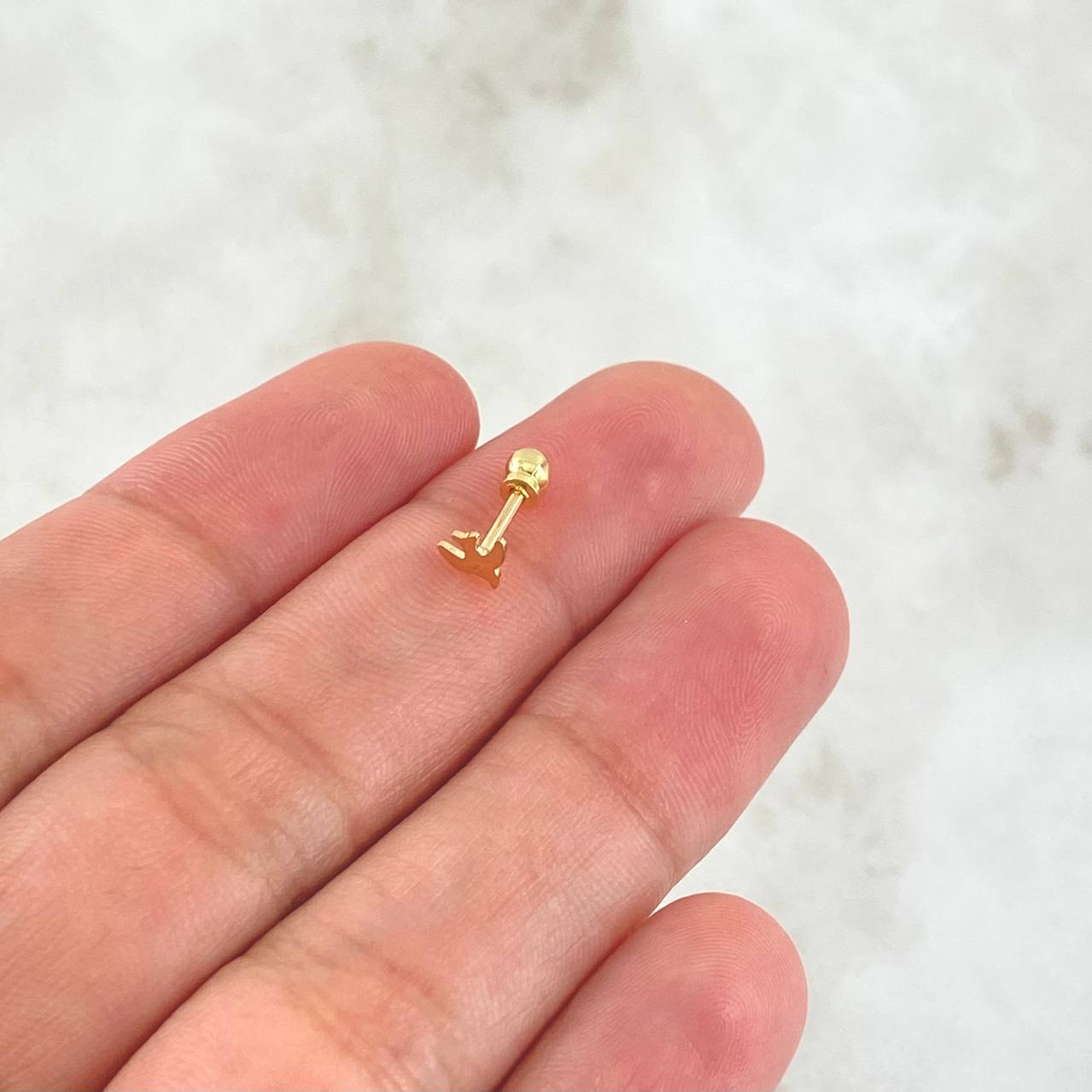 Piercing Ave 0.25gr / Nac.Esp.Oro 18K *
