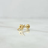 Piercing Estrella Cardenal 0.55gr / Nac.Esp.Oro 18K *