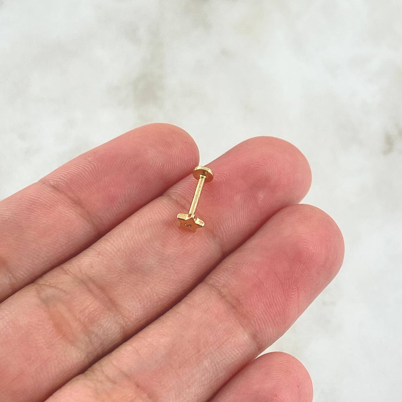 Piercing Estrella 0.4gr / Nac.Esp.Oro 18K