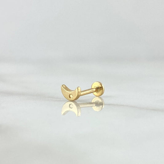 Piercing Luna 0.4gr / Nac.Esp.Oro 18K !