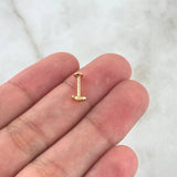 Piercing Luna 0.4gr / Nac.Esp.Oro 18K !