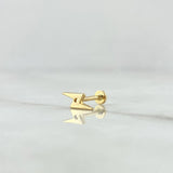 Piercing Rayo 0.5gr / Nac.Esp.Oro 18K *