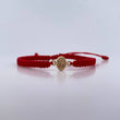 Pulsera Roja Virgen Milagrosa 0.3gr / Oro Amarillo 18K &