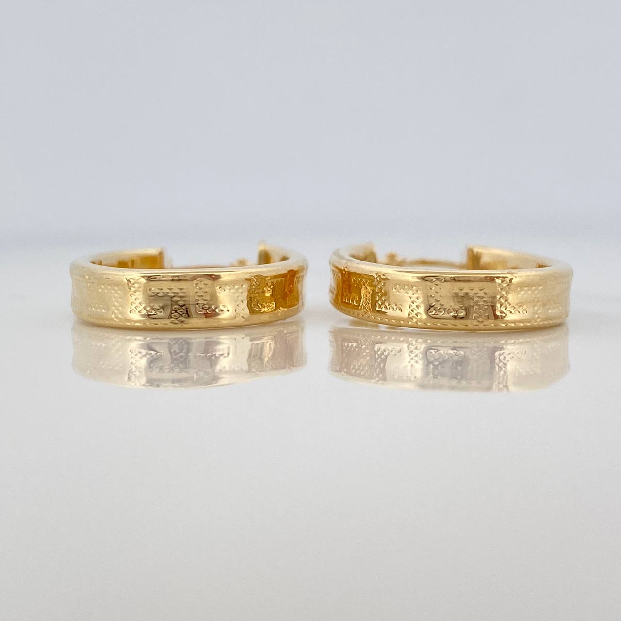 Candongas Tribal Ovaladas 2.6 g / 2.6 cm Oro Amarillo 18K