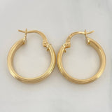 Candongas Winter 1.8 g / 2.2 cm Oro Amarillo 18K
