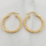Candongas Osiris 1.65 g / 2.4 cm Oro Amarillo 18K