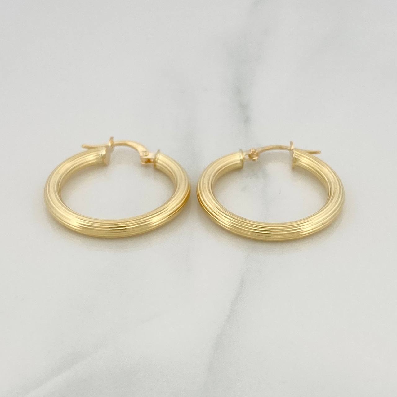 Candongas Cyrene 2.7 g / 2.7 cm Oro Amarillo 18K