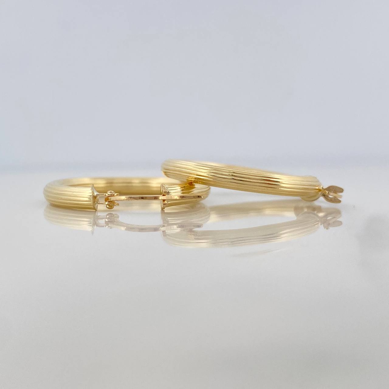 Candongas Cyrene 2.7 g / 2.7 cm Oro Amarillo 18K