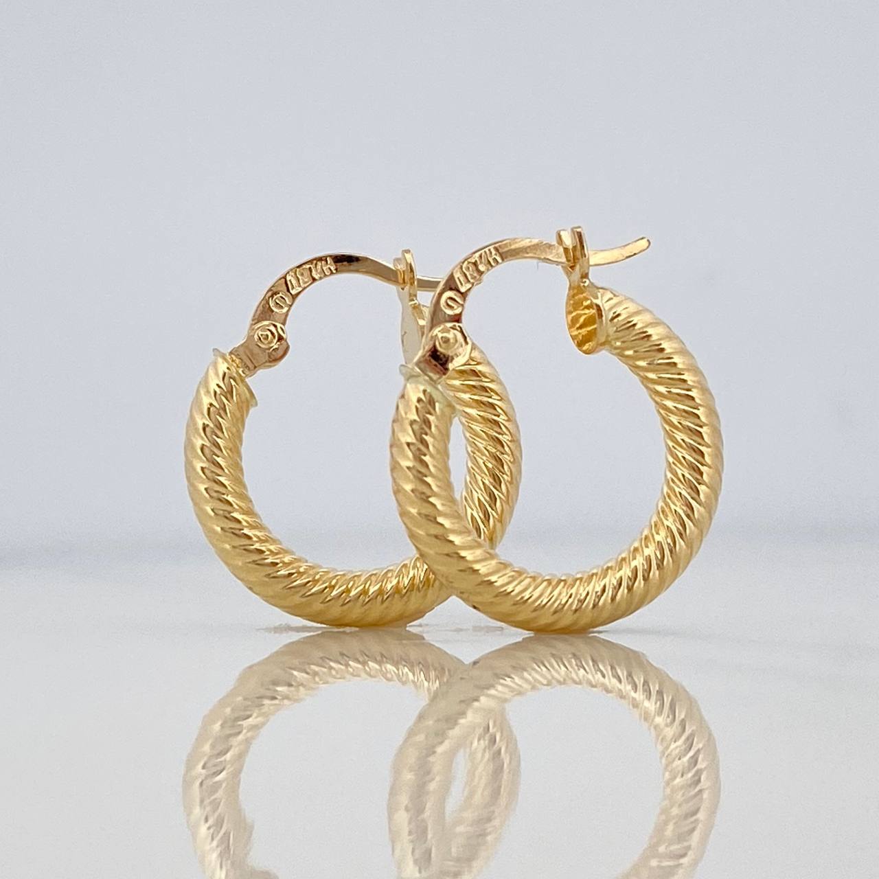 Candongas Zion 1.8 g / 2 cm Oro Amarillo 18K