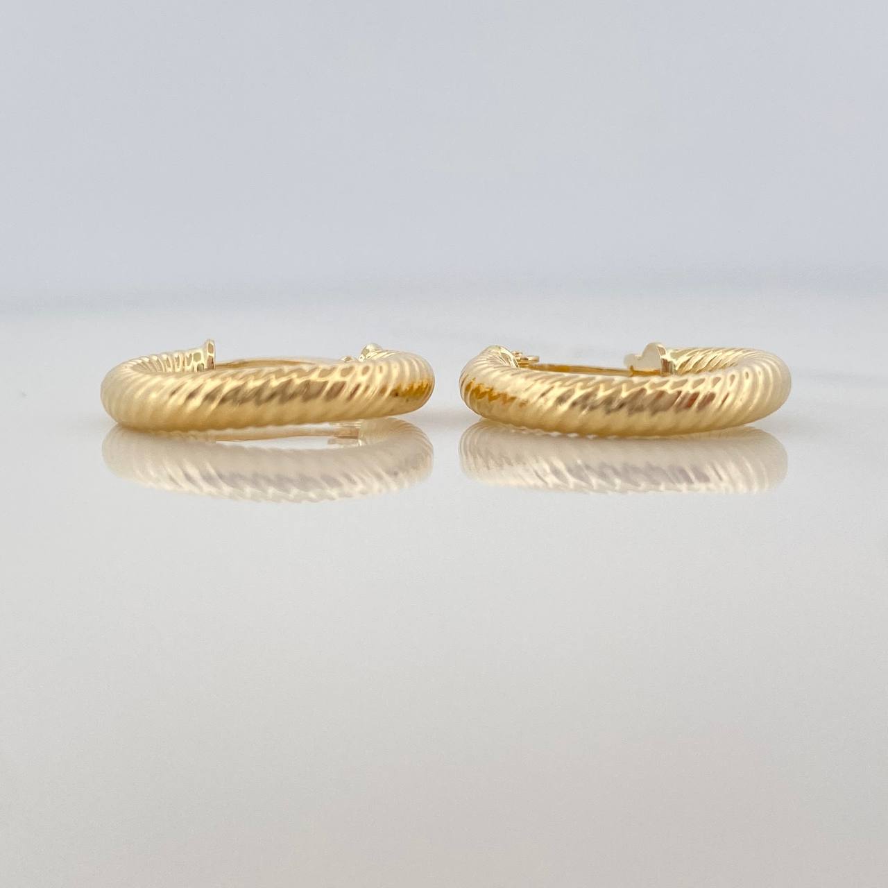Candongas Zion 1.8 g / 2 cm Oro Amarillo 18K