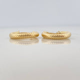 Candongas Zion 1.8 g / 2 cm Oro Amarillo 18K