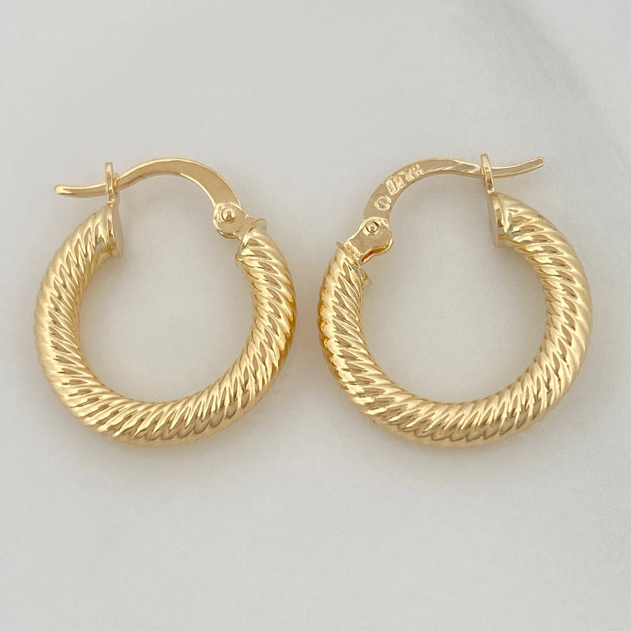Candongas Zion 1.8 g / 2 cm Oro Amarillo 18K