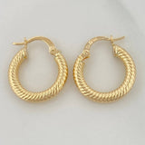 Candongas Zion 1.8 g / 2 cm Oro Amarillo 18K