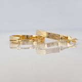 Candongas Tornillo Rombos 1.9 g / 2.2 cm Oro Amarillo 18K