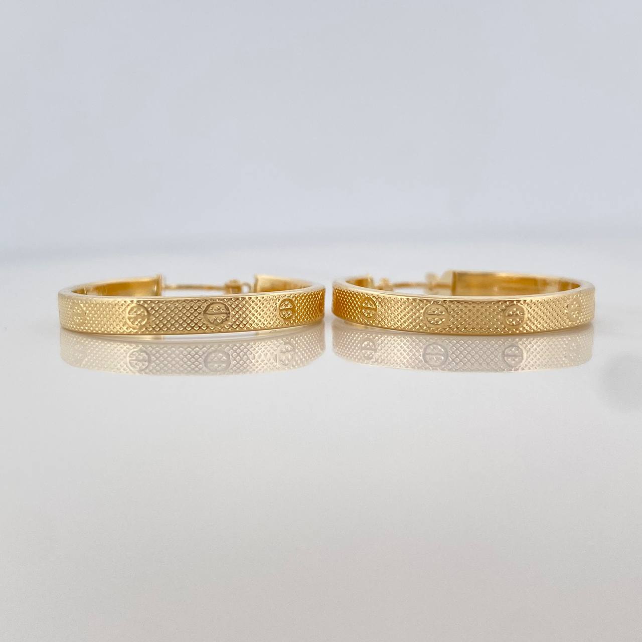 Candongas Tornillo 2.15 g / 2.7 cm Oro Amarillo 18K