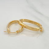 Candongas Yura 1.95 g / 2.6 cm Oro Amarillo 18K