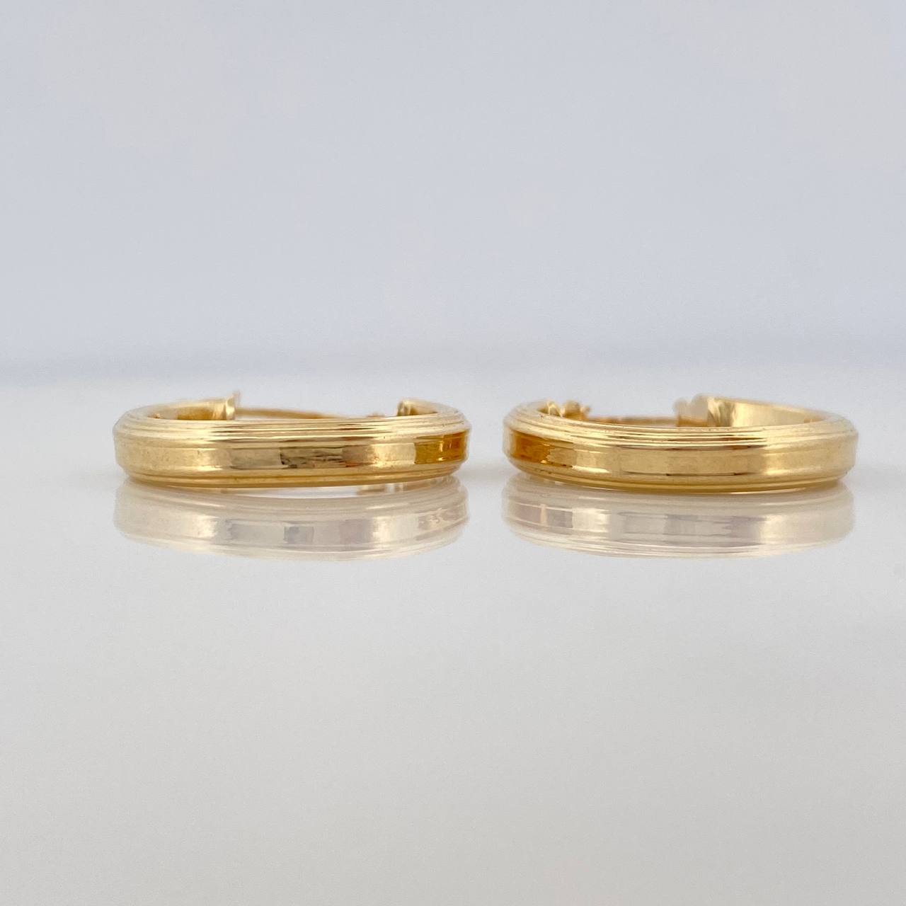 Candongas Winter 1.8 g / 2.2 cm Oro Amarillo 18K