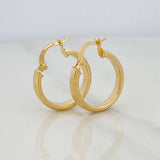 Candongas Winter 1.8 g / 2.2 cm Oro Amarillo 18K
