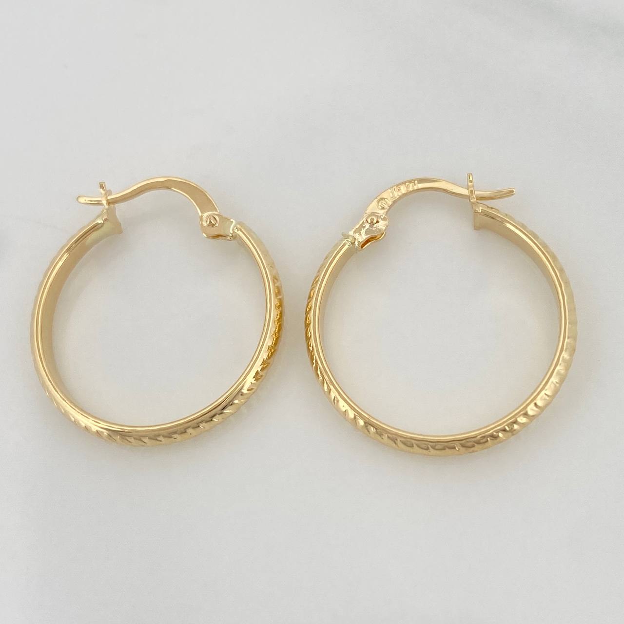 Candongas Kuki 1.55 g / 2.3 cm Oro Amarillo 18K