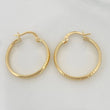 Candongas Kuki 1.55 g / 2.3 cm Oro Amarillo 18K