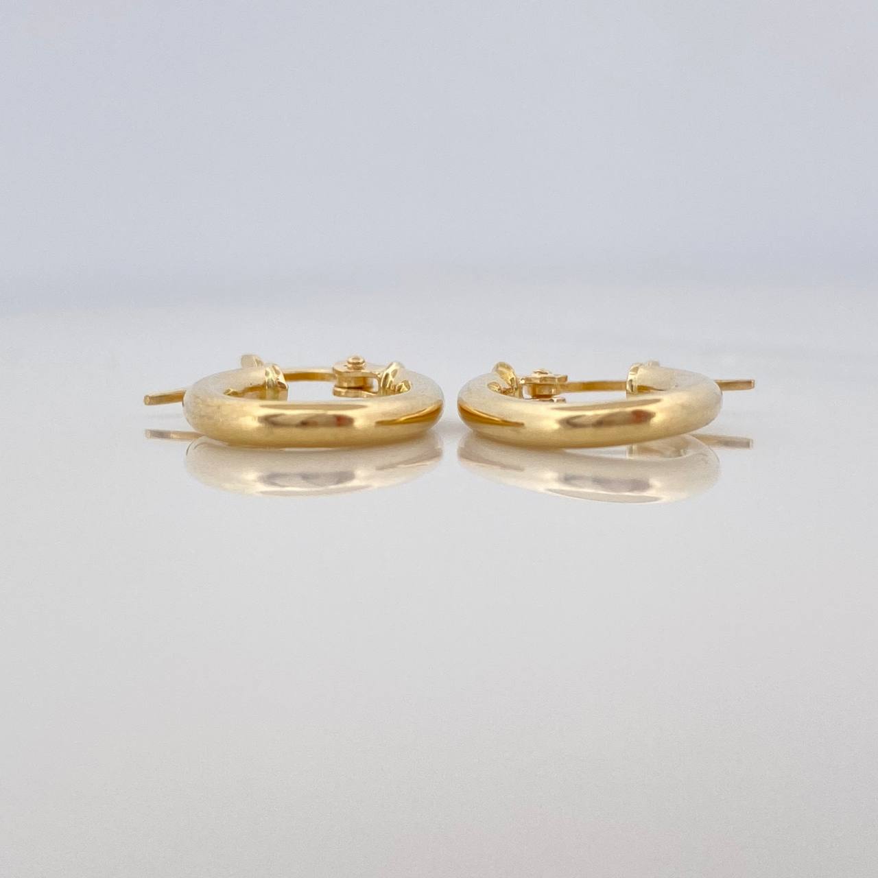 Candongas Jass 1.05 g / 1.5 cm Oro Amarillo 18K