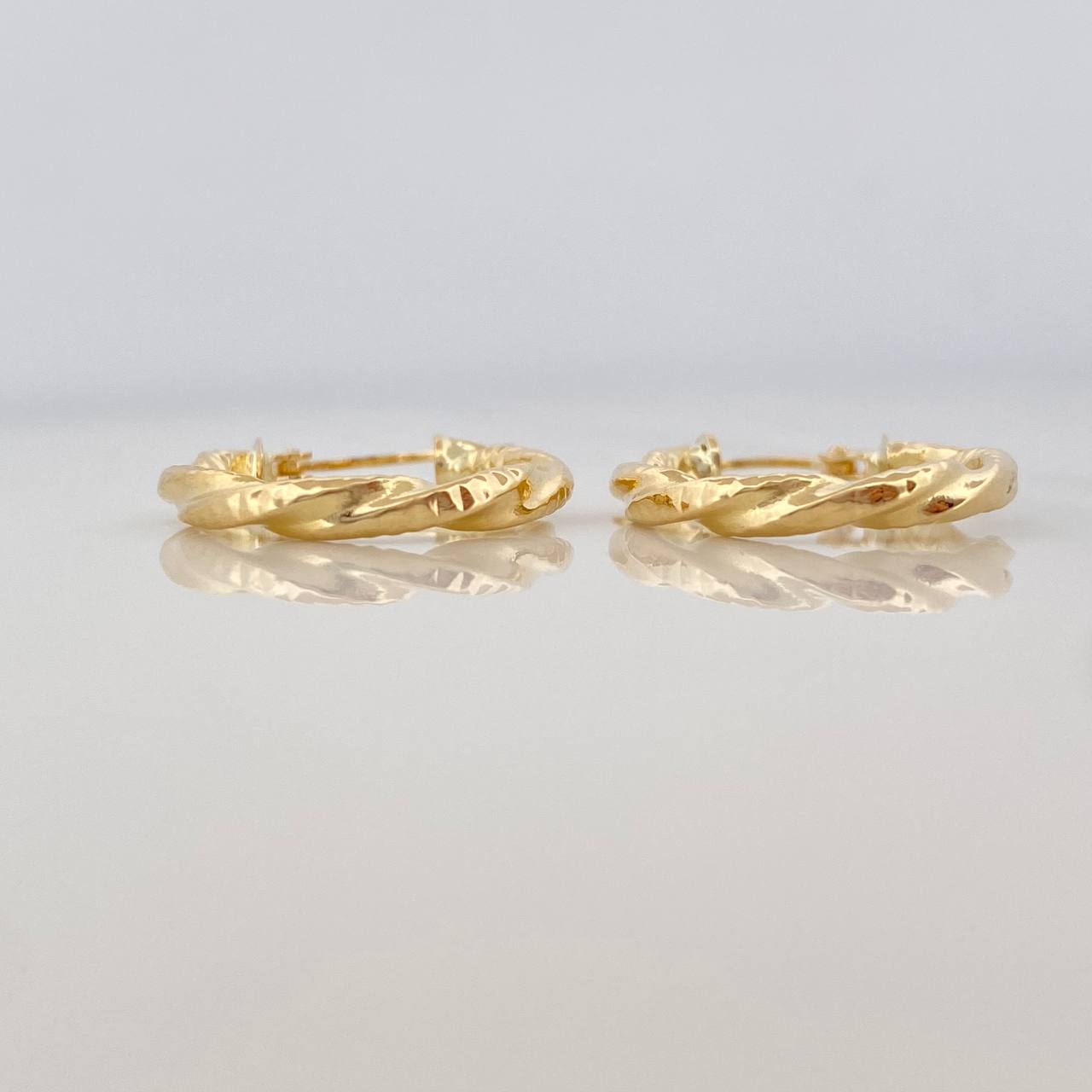 Candongas Jiah 1.9 g / 2.3 cm Oro Amarillo 18K