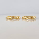 Candongas Jiah 1.85 g / 2.2 cm Oro Amarillo 18K