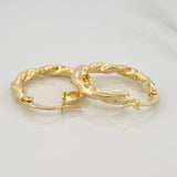 Candongas Jiah 1.9 g / 2.3 cm Oro Amarillo 18K