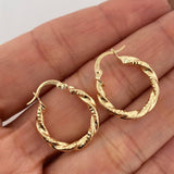 Candongas Jiah 1.9 g / 2.3 cm Oro Amarillo 18K