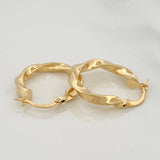 Candongas Kari 1.75 g / 2.2 cm Oro Amarillo 18K