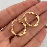 Candongas Kari 1.75 g / 2.2 cm Oro Amarillo 18K