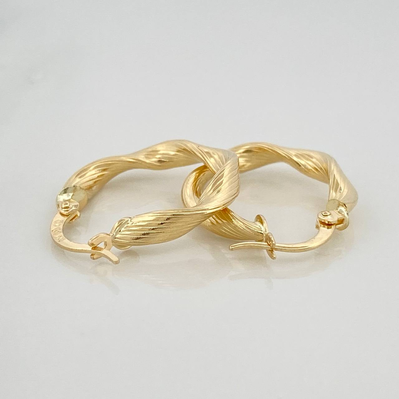 Candongas Bella 1.9 g / 2.4 cm Oro Amarillo 18K