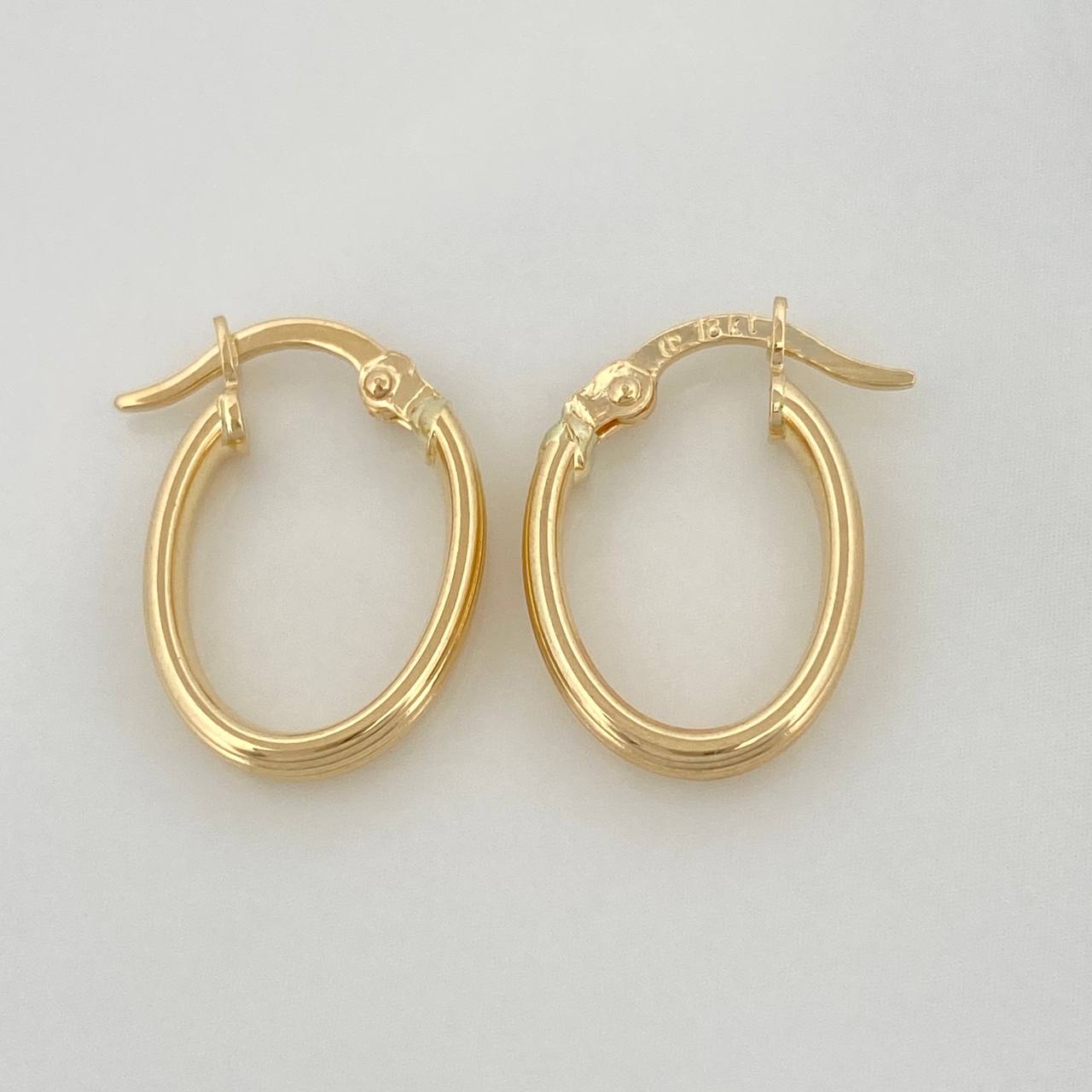 Candongas Juli Ovaladas 1.1 g / 1.7 cm Oro Amarillo 18K