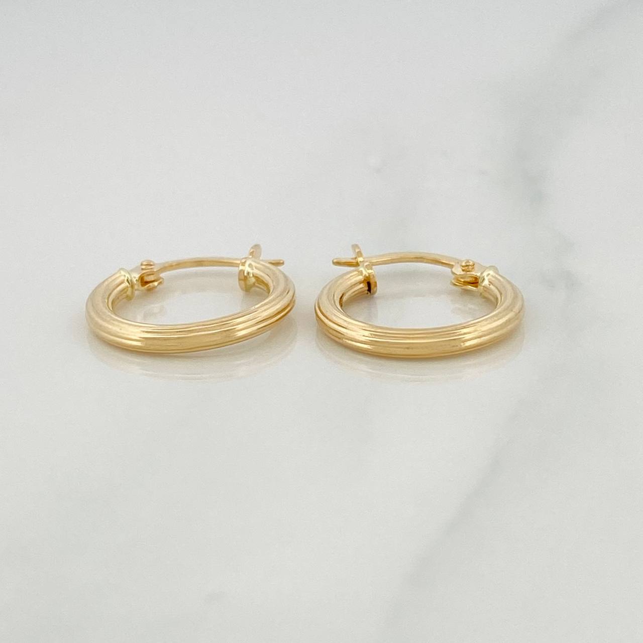 Candongas Cyrene 1 g / 1.7 cm Oro Amarillo 18K