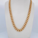 Cadena Cubana 50.6gr / 61cm / Nac.Esp. Oro 18K $