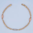 Pulso Eslabon Diamantado 7gr / 21cm / Oro 18K $