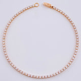 Pulso Tenis Diamantes 1,89 Qts 2.35 g / 18 cm / 1.9 mm Oro Amarillo 18K