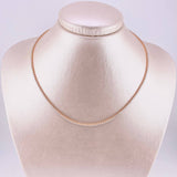 Cadena Tenis Diamantes 4,76Qts 4.6 g / 38.9 cm / 2 mm Oro Rosa 18K
