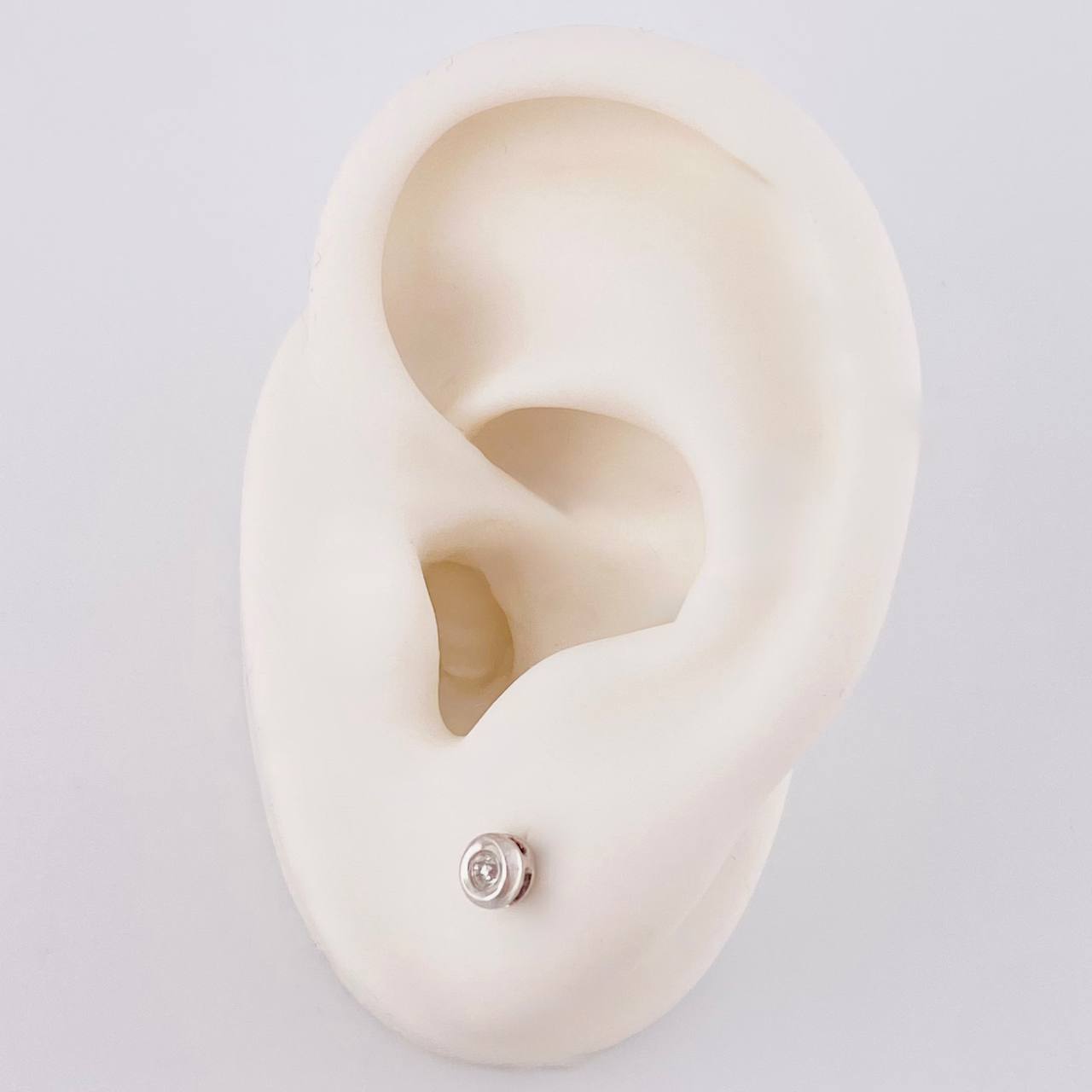 Topos Cetro Diamante 14Pts 1.15 g / 4.3 mm Oro Blanco 18K