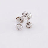 Topos Bisel Diamante 14Pts 1.15 g / 4.2 mm Oro Blanco 18K